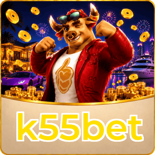 k55bet Logo - Bônus com Rollover Justo